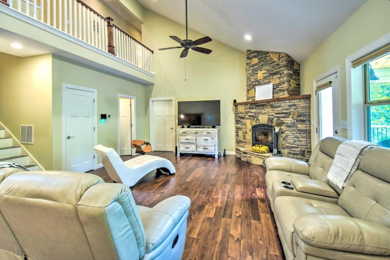 Cozy Riverside Dahlonega Home With Kayaks And Fire Pit Exteriör bild