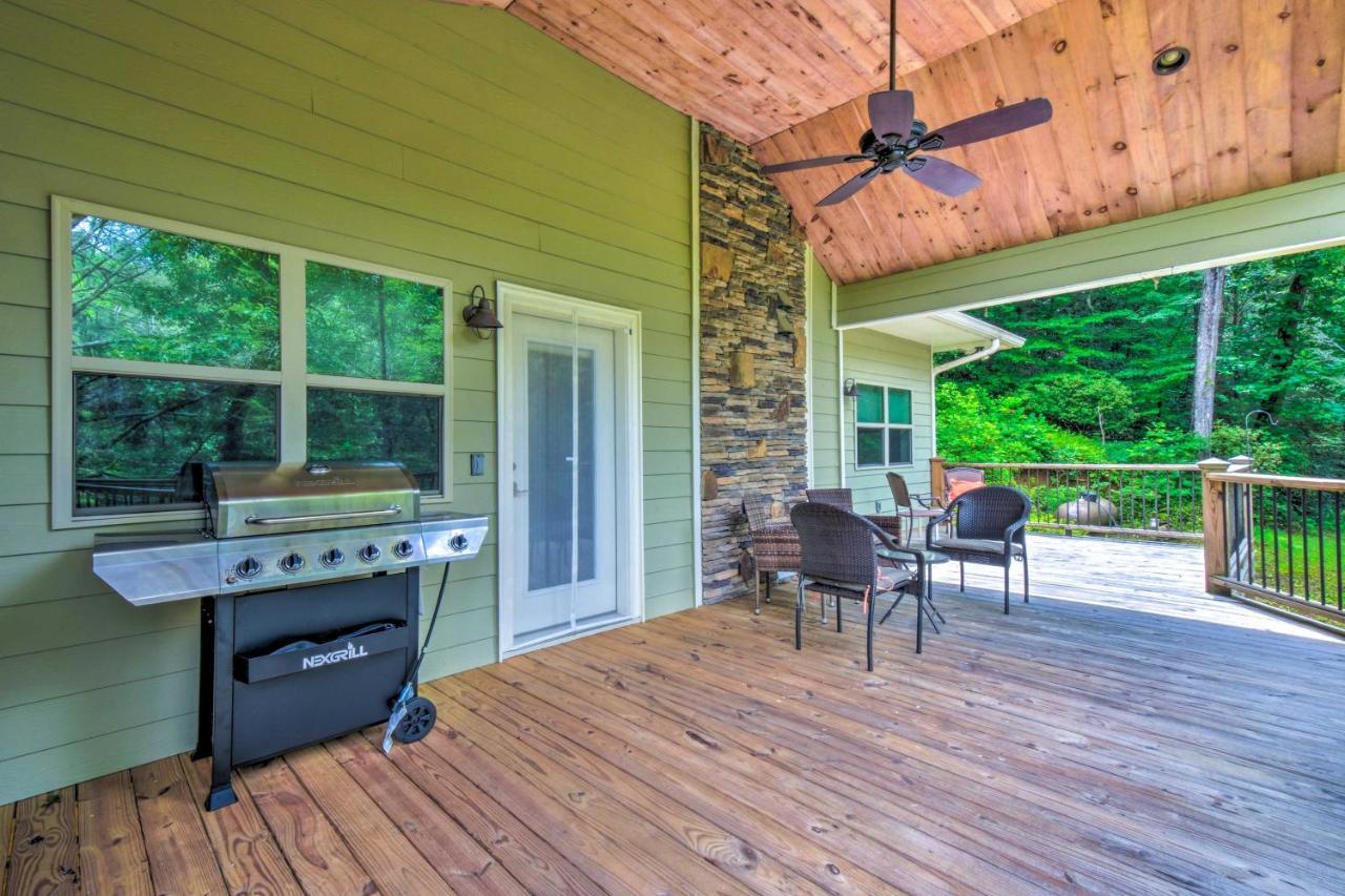 Cozy Riverside Dahlonega Home With Kayaks And Fire Pit Exteriör bild