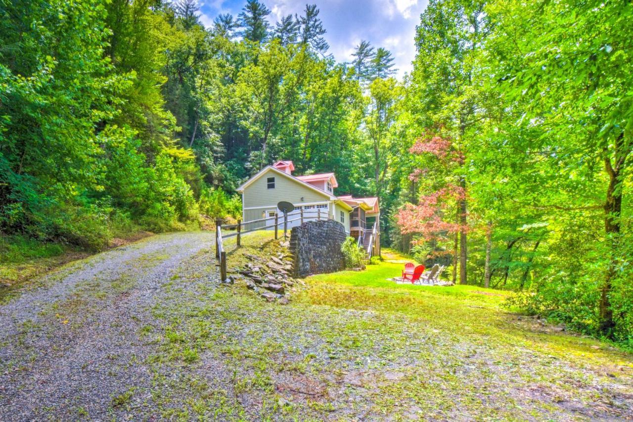 Cozy Riverside Dahlonega Home With Kayaks And Fire Pit Exteriör bild