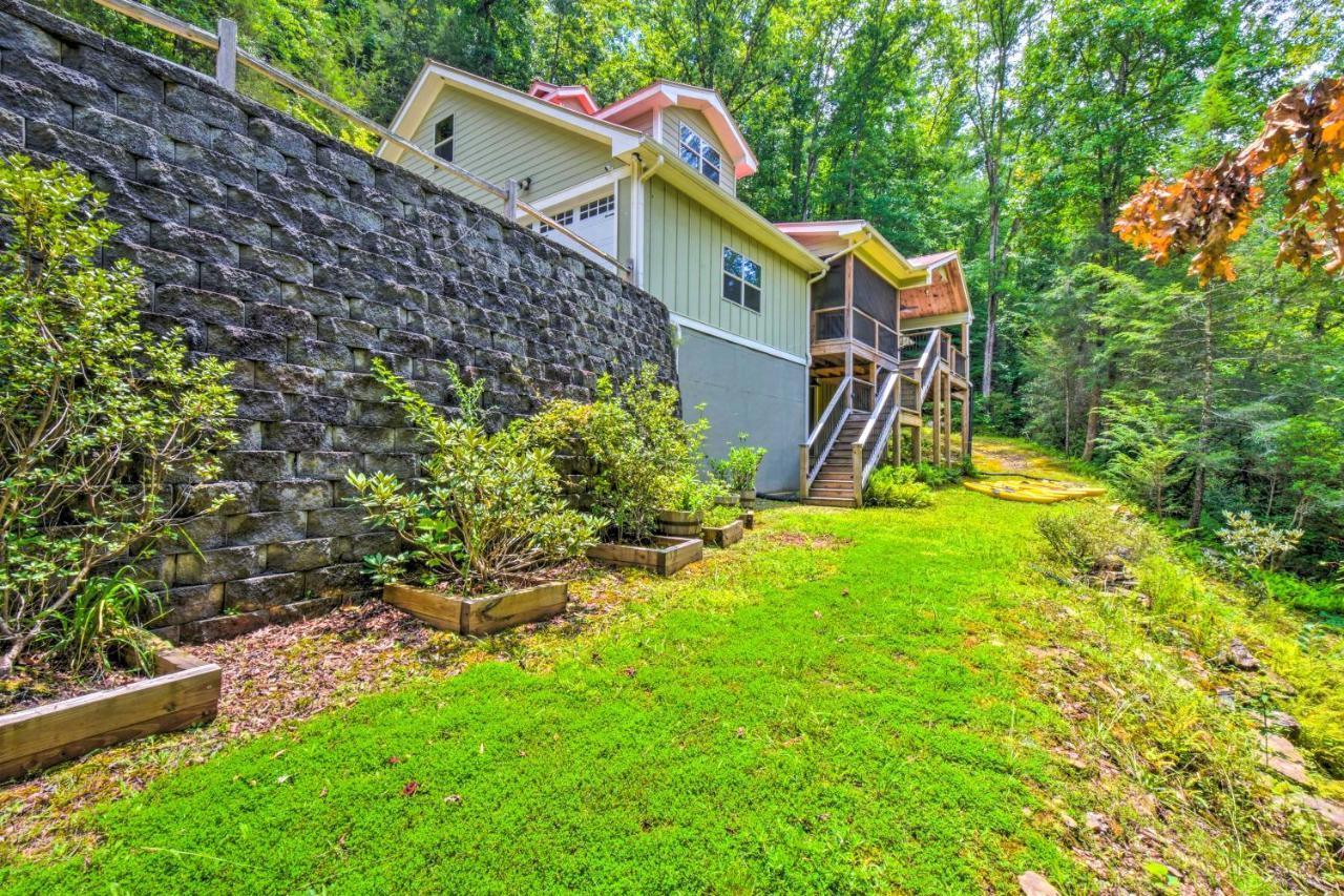 Cozy Riverside Dahlonega Home With Kayaks And Fire Pit Exteriör bild